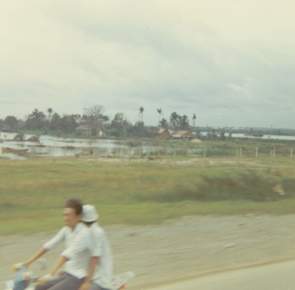 Scenery along Highway 1 from Saigon to Long Bien