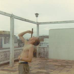 Saigon Sword Swallower - See I was skinny once!